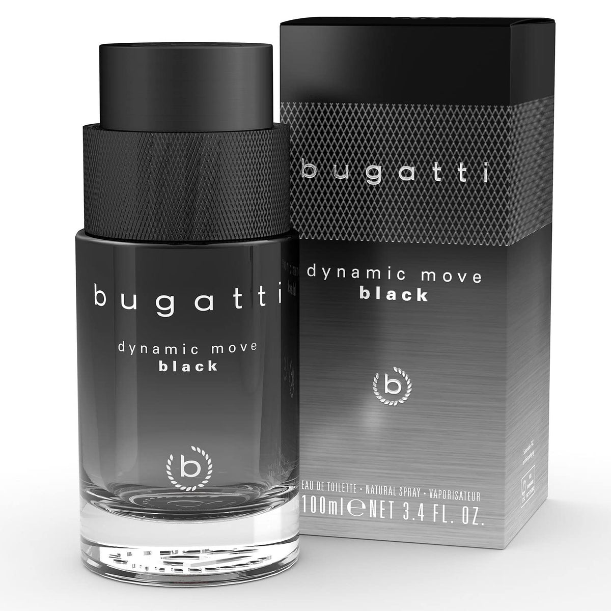 Bugatti Dynamic Move Black Eau de Toilette Homme 100 ml