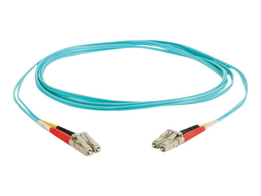 C2G LC-LC 10Gb 50/125 OM3 Duplex Multimode PVC Fiber Optic Cable C2G