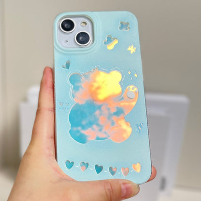 Coque colorée avec feux d'artifice étoilés iPhone 13/12/14 Pro Max