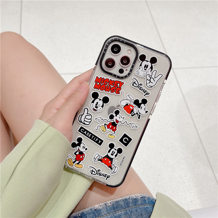 Coque de protection transparente Mickey Mouse pour iPhone 12