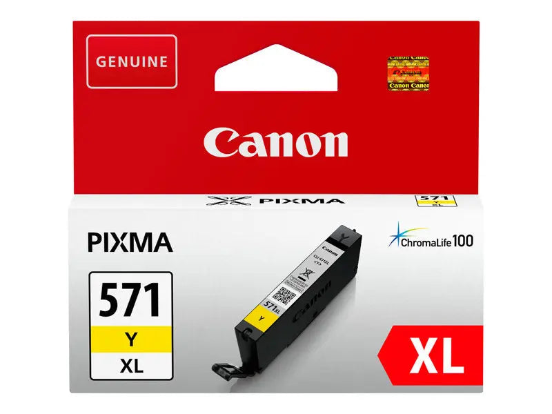 Canon CLI-571Y XL - 11 ml - à rendement élevé - jaune - originale - réservoir d'encre - pour PIXMA MG5751, MG5752, MG5753, MG6851, MG6852, MG6853, MG7750, MG7751, MG7752, MG7753 Super Promo PC