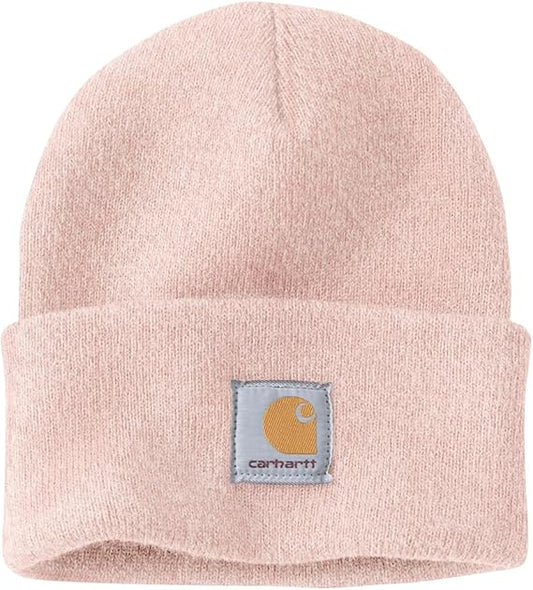 Carhartt Bonnet en maille à revers, unisexe adulte, rose (rose cendré guimauve), taille unique