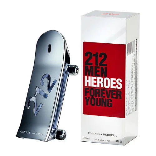 Carolina Herrera 212 Men Heroes Forever Young Eau de Toilette Homme 90 ml