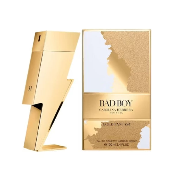 Carolina Herrera Bad Boy Gold Fantasy Eau De Toilette 100 ml para hombre
