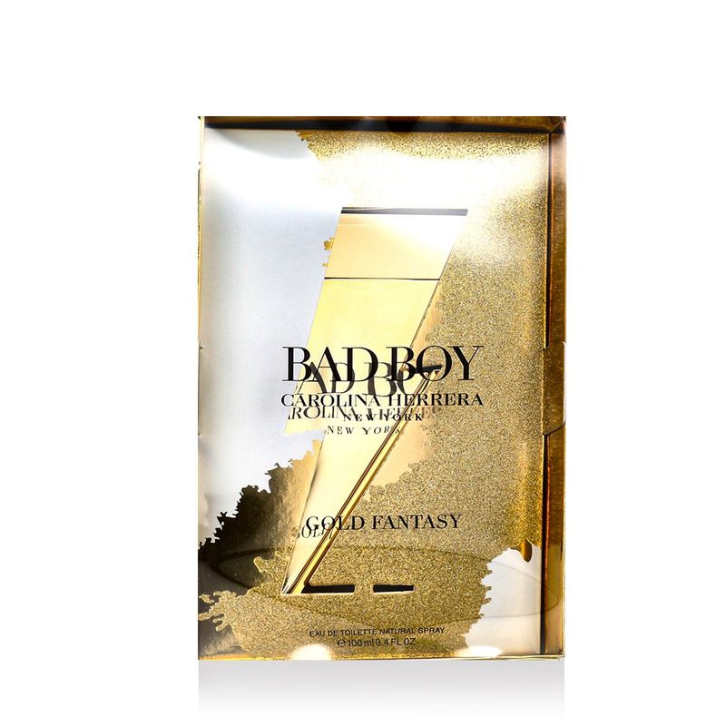Carolina Herrera Bad Boy Gold Fantasy Eau De Toilette 100 ml Homme