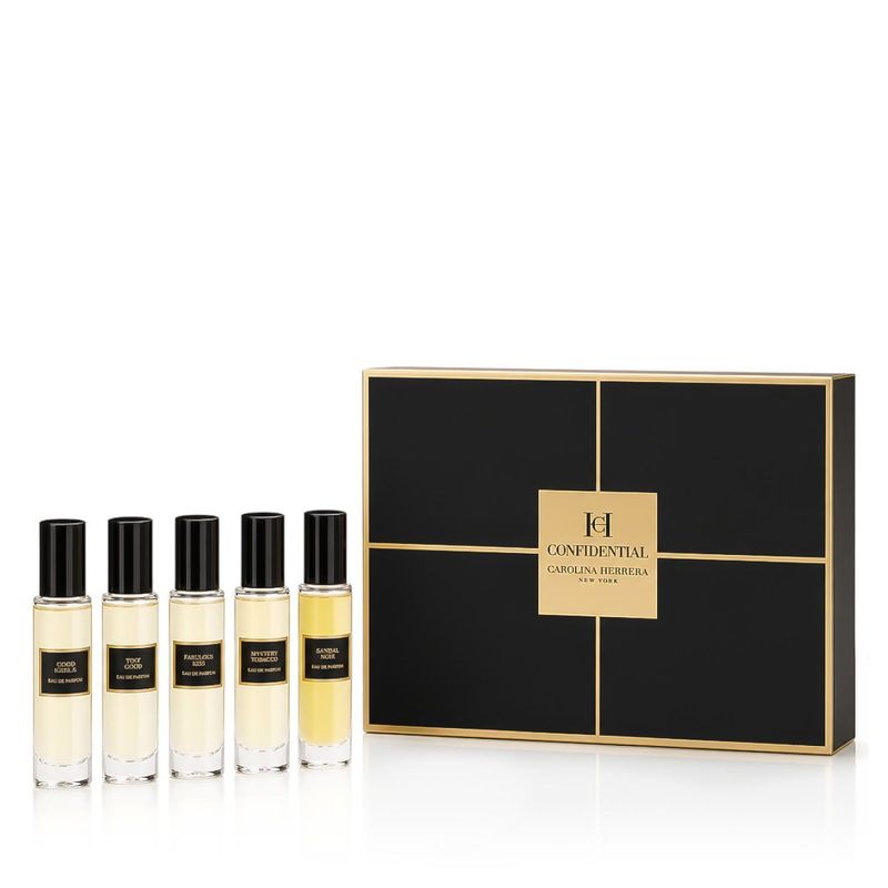 Carolina Herrera Confidential Eau de Parfum Unisexe – Coffret 5 x 15 ml