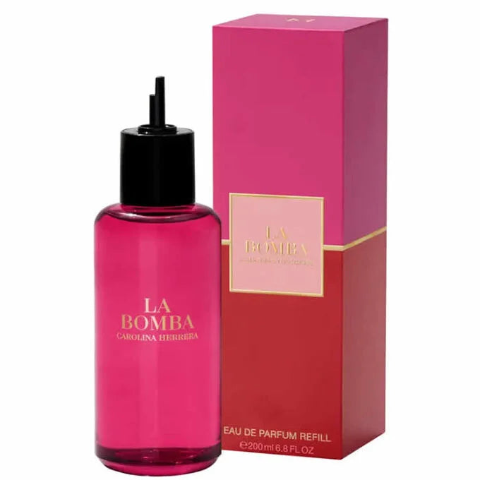 Carolina Herrera La Bomba Eau de Parfum Recharge 200 ml Femme – Rechargez Votre Parfum Floral Gourmand