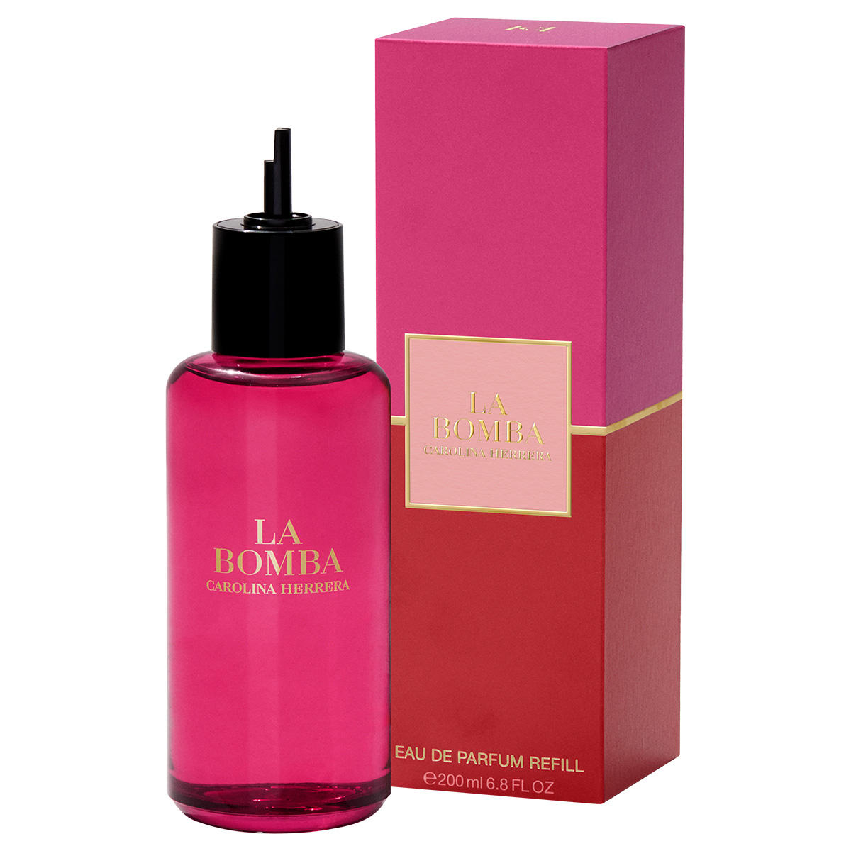 Carolina Herrera La Bomba Eau de Parfum Recharge 200 ml Femme – Rechargez Votre Parfum Floral Gourmand