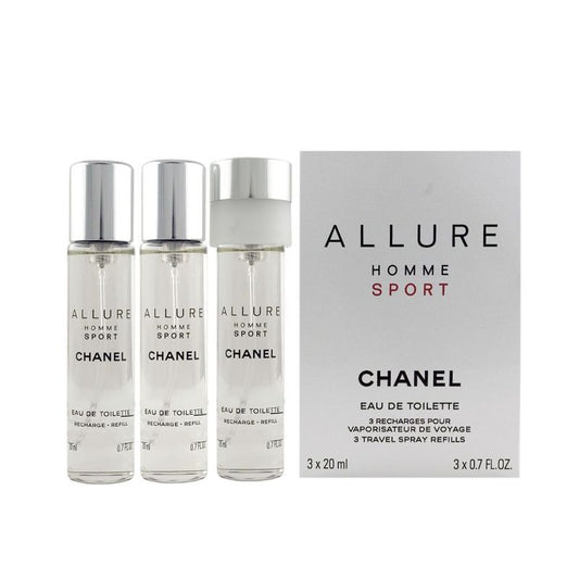 Chanel Allure Homme Sport Eau De Toilette Recharge 3 x 20 ml