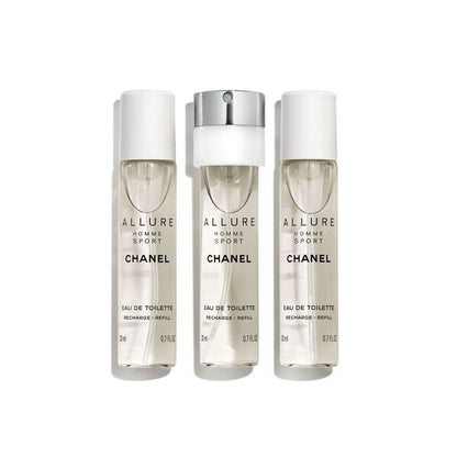 Chanel Allure Homme Sport Eau de Toilette Recharge 3 x 20 ml