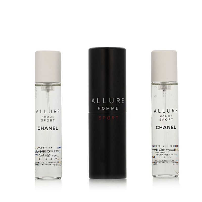Chanel Allure Homme Sport Eau de Toilette  Rechargeable 20ml + EDT 2 x 20ml