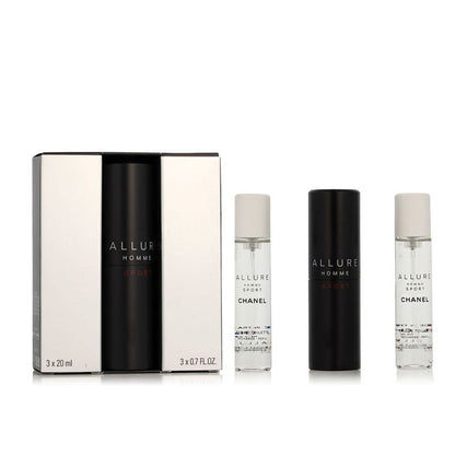 Chanel Allure Homme Sport Eau de Toilette  Rechargeable 20ml + EDT 2 x 20ml