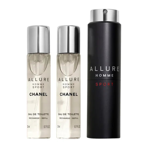 Chanel Allure Homme Sport Eau de Toilette Rechargeable 3 x 20 ml