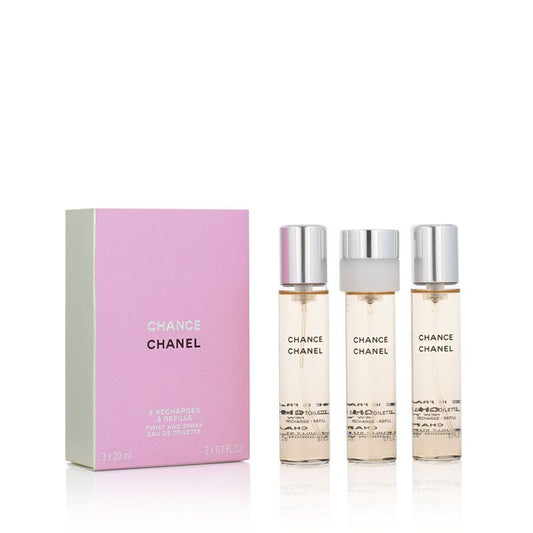 Chanel Chance Eau De Toilette recharges  3 x 20 ml Femme