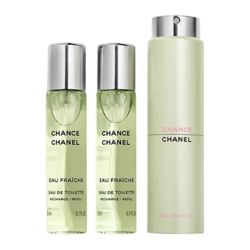 Chanel Chance Eau Fraîche Eau de Toilette Rechargeable 20ml + EDT 2 x 20ml Femme | Belladiscount