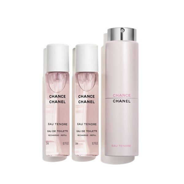 Chanel Chance Eau Tendre Eau de Toilette Rechargeable 20 ml + 2 Recharges 20 ml Femme
