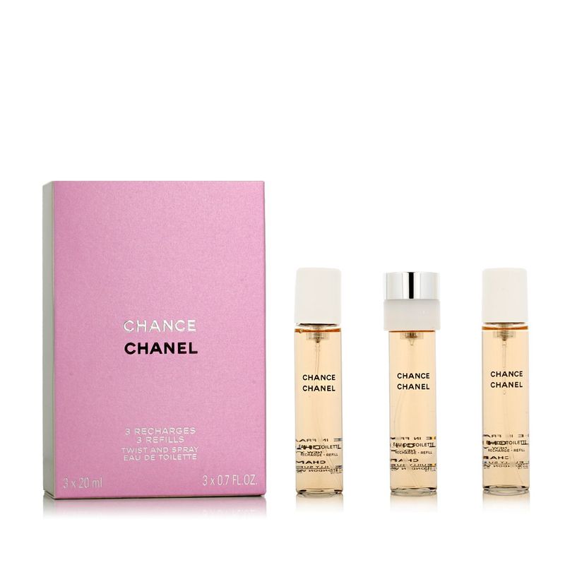 Chanel Chance Eau de Toilette Recharge 2 x 20 ml + EDT 20 ml Femme
