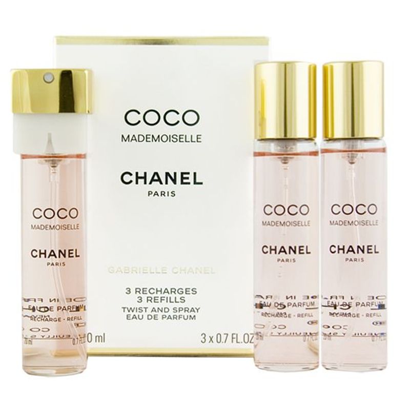 Chanel Coco Mademoiselle Eau de Parfum recharge 2 x 20ml + EDP 20ml Femme | Belladiscount