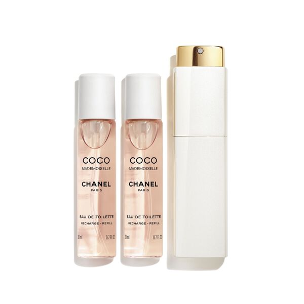 Chanel Coco Mademoiselle Eau de Toilette Rechargeable 20 ml + Recharges 2 x 20 ml Femme
