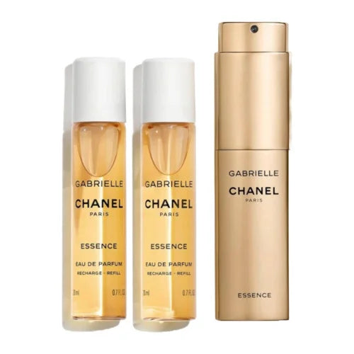 Chanel Gabrielle Essence EDP Recharge 3 x 20 ml + Spray de Poche Rechargeable (femme) Chanel