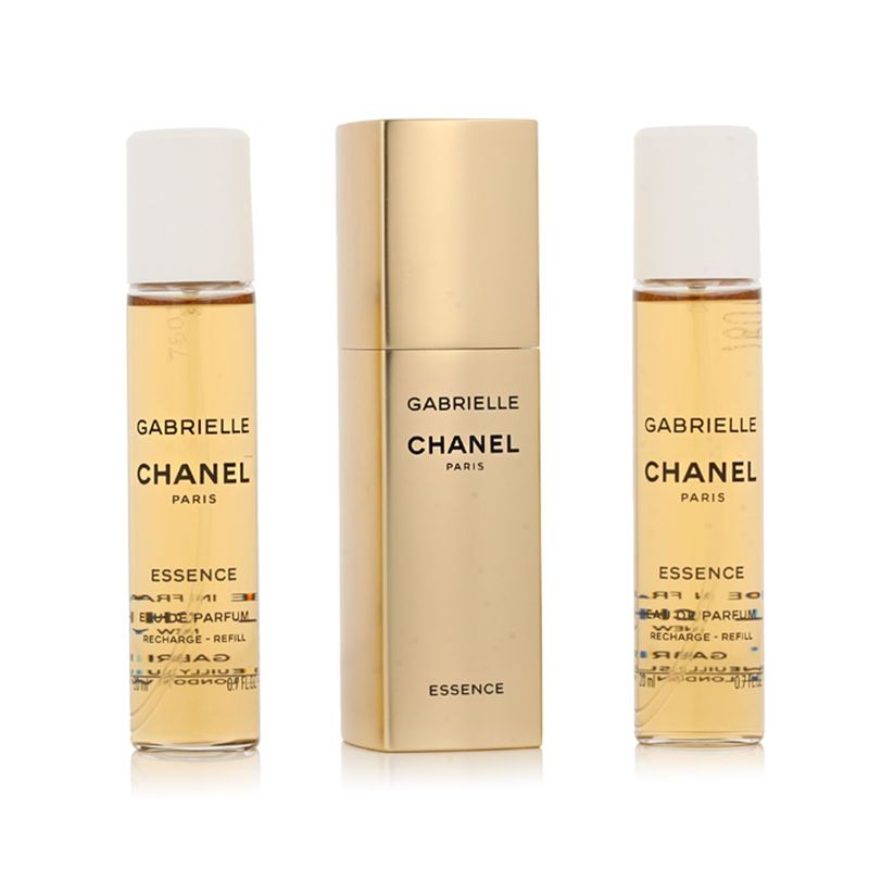 Chanel Gabrielle Essence Eau de Parfum Recambio 3 x 20 ml + Spray de bolsillo recargable