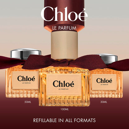 Chloé Le Parfum Femme 100 ml Rechargeable – Parfum Floral Ambré Élégant