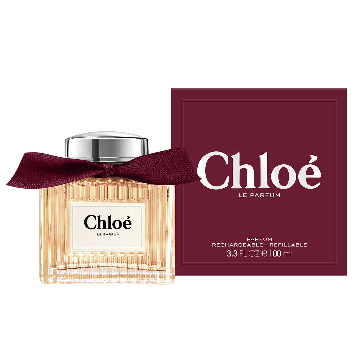Chloé Le Parfum Femme 100 ml Rechargeable – Parfum Floral Ambré Élégant