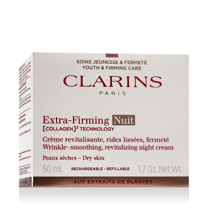 Clarins Extra Firming Crème Nuit Peaux Sèches Rechargeable 50ml