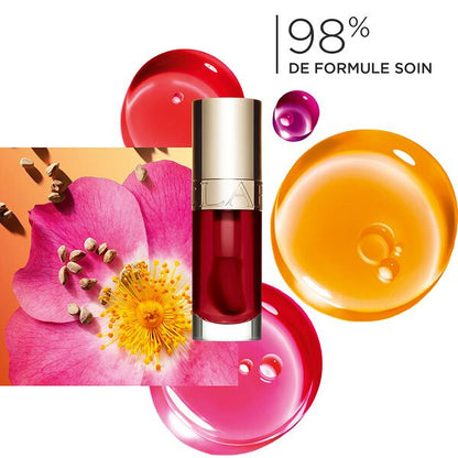 Clarins Lip Comfort Oil (03 Cherry) Huile lèvres à l'huile de rose musquée 7ml
