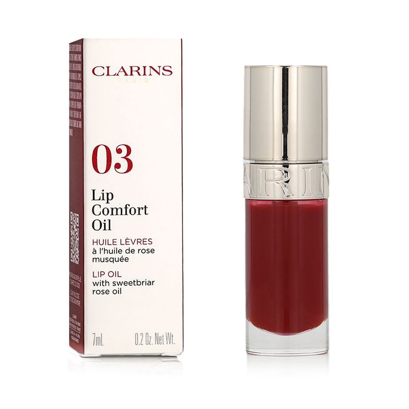 Clarins Lip Comfort Oil (03 Cherry) Huile lèvres à l'huile de rose musquée 7ml