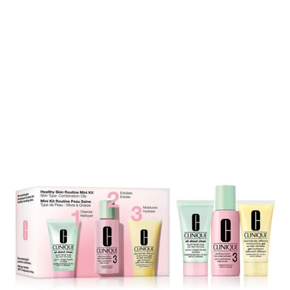Clinique Mini Kit Routine Peau Saine All About Clean – Coffret 3 Soins Visage