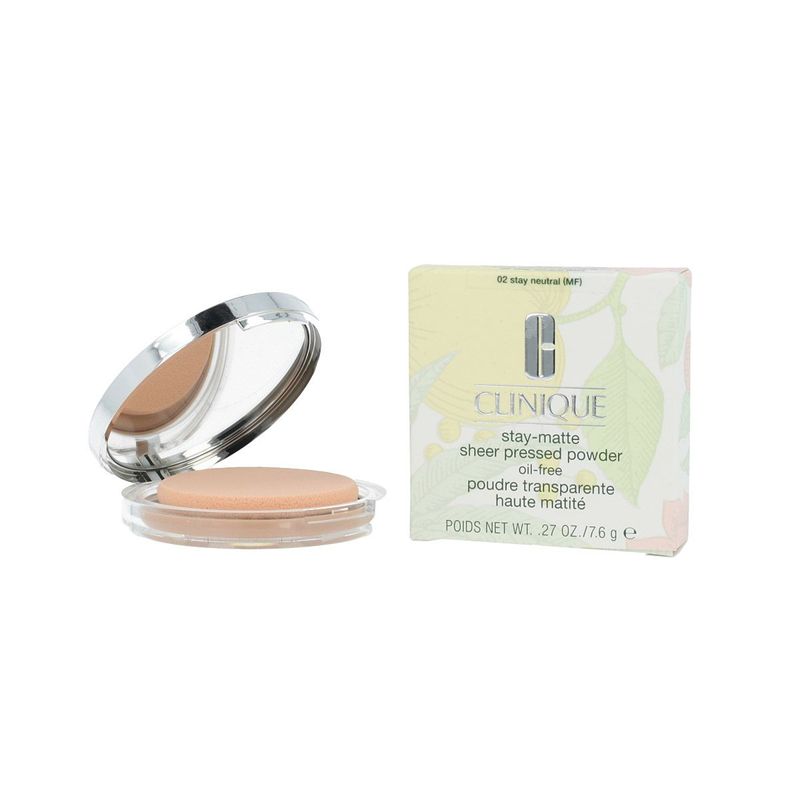 Clinique Stay-Matte Poudre Transparente Haute Matité (02 Stay Neutral MF) 7,6 g