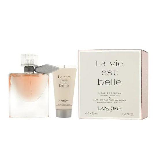 Coffret Cadeau Lancôme La Vie Est Belle EDP 50 ml + LC 50 ml Femme Lancôme