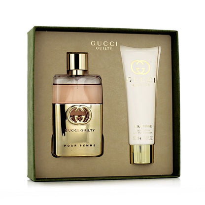 Coffret Cadeau Gucci Guilty Pour Femme EDP 50 ml + Lotion Corps 50 ml