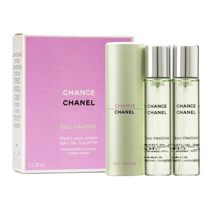 Coffret Chanel Chance Eau Fraiche Twist and Spray Eau de Toilette Femme 60ml