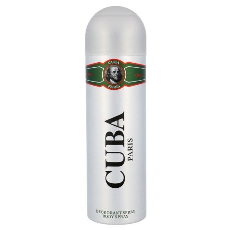 Cuba Green Deodorant Spray 200 ml Homme