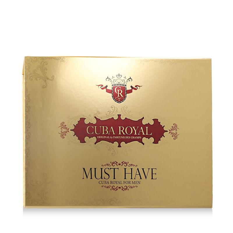 Cuba Royal Eau de Toilette 100ml + EDT 35ml + Après-rasage 100ml + Déodorant 200ml + Gel douche 200ml