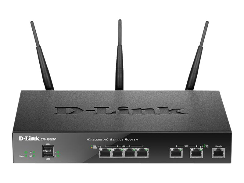 D-Link DSR-1000AC - Routeur sans fil - commutateur 4 ports - GigE - 802.11a/b/g/n - Bi-bande D-Link