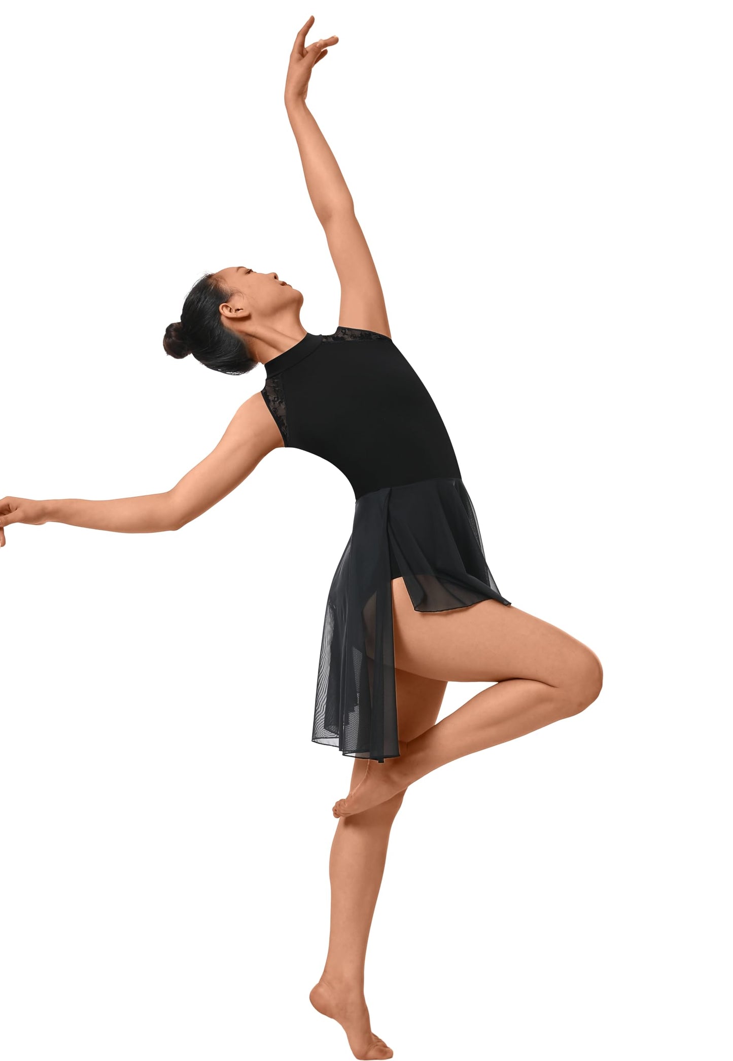 DANSHOW Robe de danse lyrique moderne pour femme