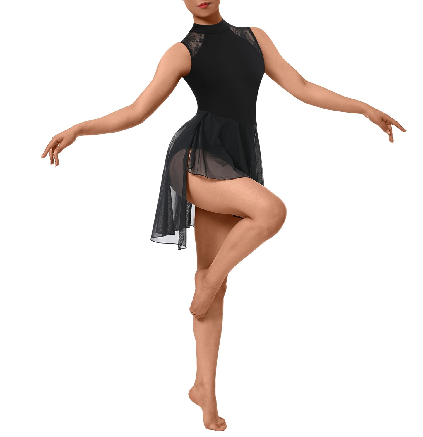 DANSHOW Robe de danse lyrique moderne pour femme