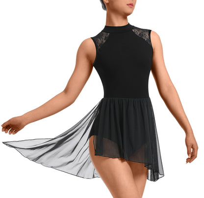 DANSHOW Robe de danse lyrique moderne pour femme