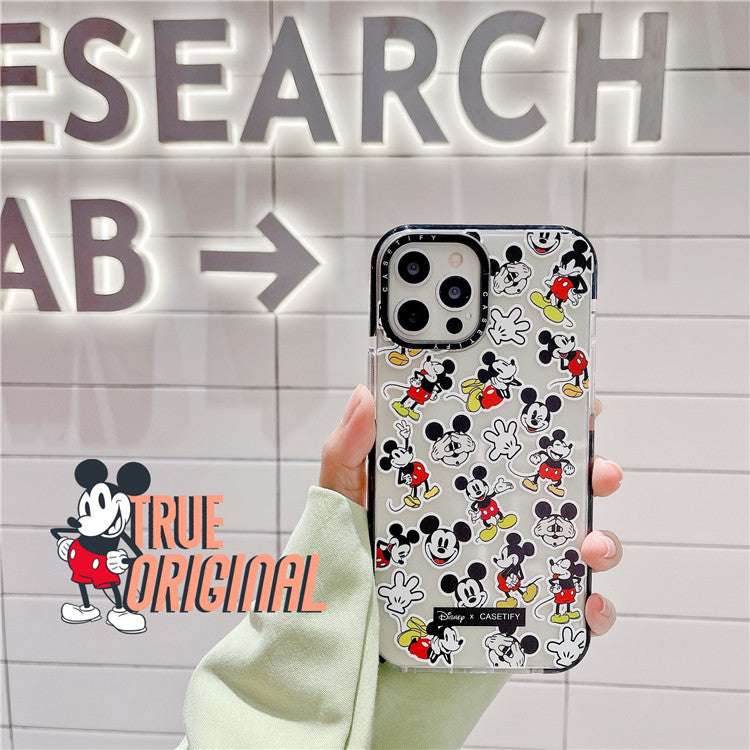 Coque de protection transparente Mickey Mouse pour iPhone 12