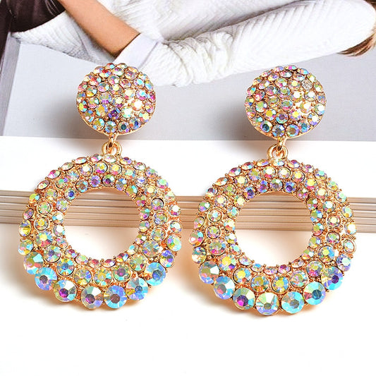 Boucles d'oreilles en diamant, accessoires pour femmes
