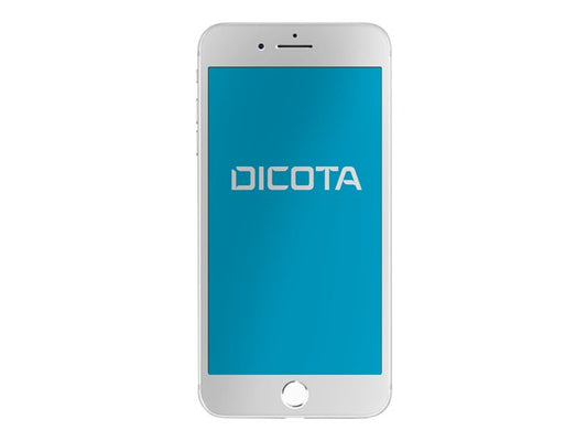 DICOTA Secret - Protection d'écran pour téléphone portable - avec filtre de confidentialité - à double sens - adhésif - noir - pour Apple iPhone 8, SE (2e génération) Dicota