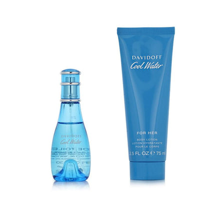 Davidoff Cool Water for Women Eau de Toilette 30 ml + Lait corps 75 ml Femme