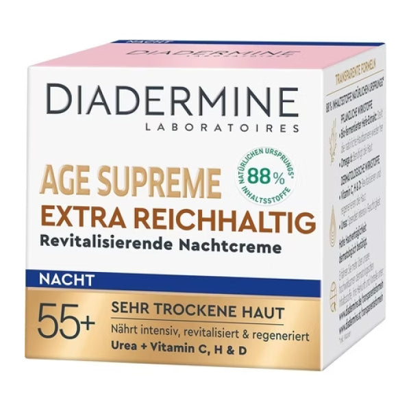 Diadermine Laboratoires Age Supreme Crème de nuit revitalisante extra riche 50ml