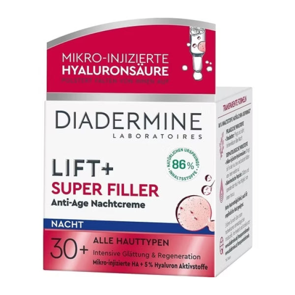 Diadermine Laboratoires Lift+ Super Filler Crème de nuit anti-âge anti-rides 50ml