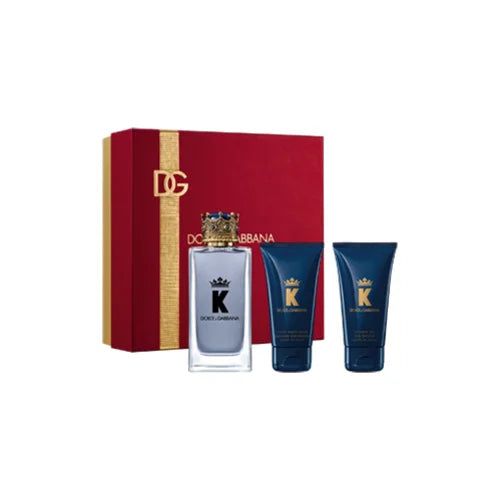 Dolce & Gabbana K pour Homme Eau de Toilette 100 ml + Baume Après-Rasage 50 ml + Gel Douche 50 ml | Belladiscount