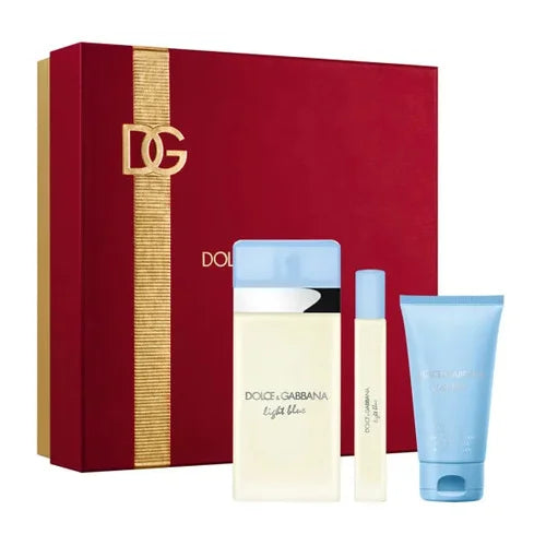 Dolce & Gabbana Light Blue Eau de Toilette 100ml + EDT 10ml + Crème corps 50ml Femme