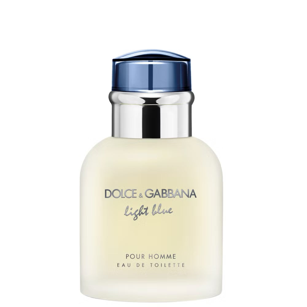 Dolce & Gabbana Light Blue Pour Homme Eau de Toilette 125 ml – Parfum Homme Frais et Méditerranéen